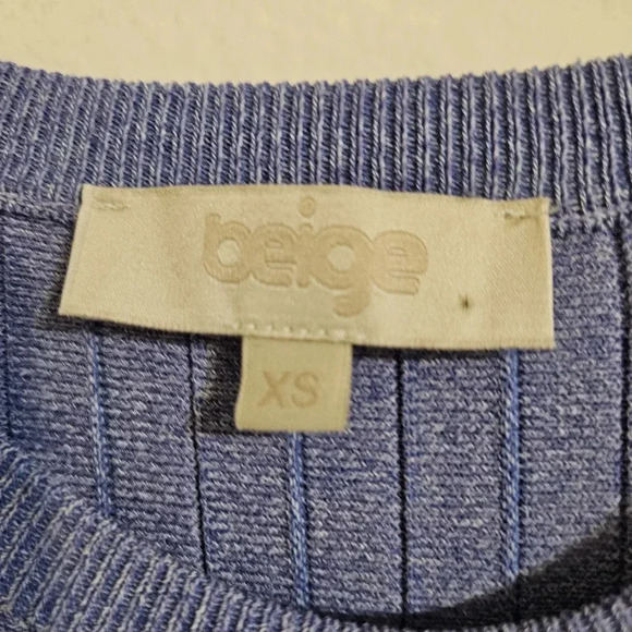 Beige Ribbed Sweater - Picture 3 of 6